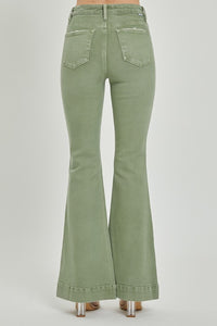 Curvy Olive Bell Bottoms