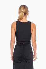 Load image into Gallery viewer, Cinched Black Tank
