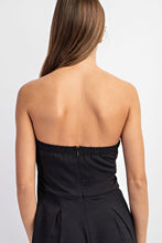 Load image into Gallery viewer, Black Strapless Jumpsuit
