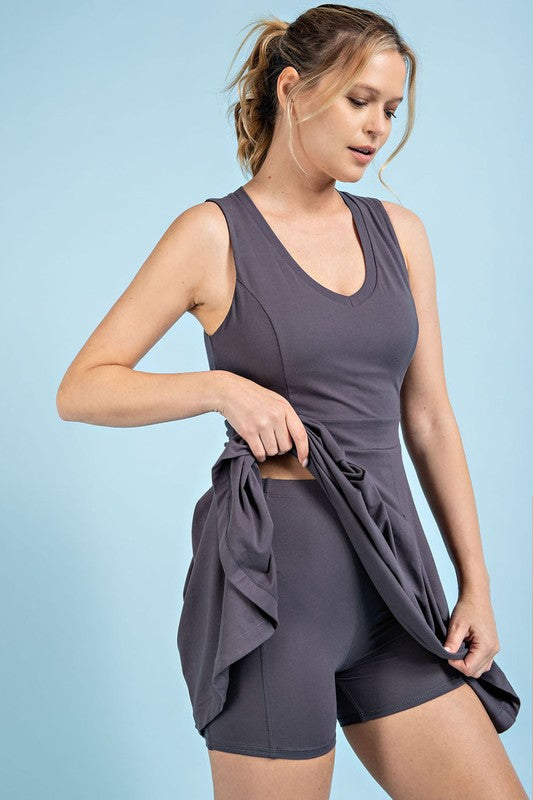 Charcoal Athletic Dress