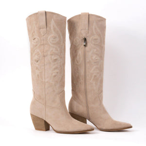 Taupe Beatrice Boots
