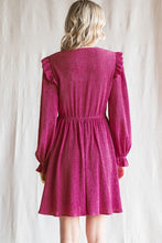 Load image into Gallery viewer, Frill Cap Shoulder Dress
