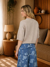 Load image into Gallery viewer, Steel Drop Shoulder Knit
