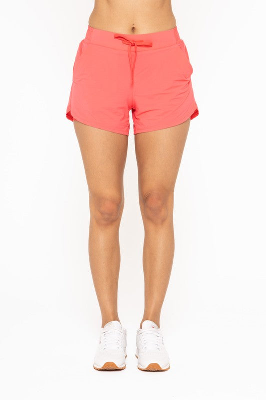 Lined Pink Shorts