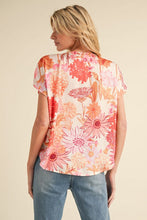 Load image into Gallery viewer, Satin Floral Blouse
