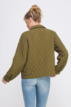 Load image into Gallery viewer, Olive Quilted Jacket
