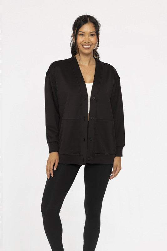 Black Elevated Cardi
