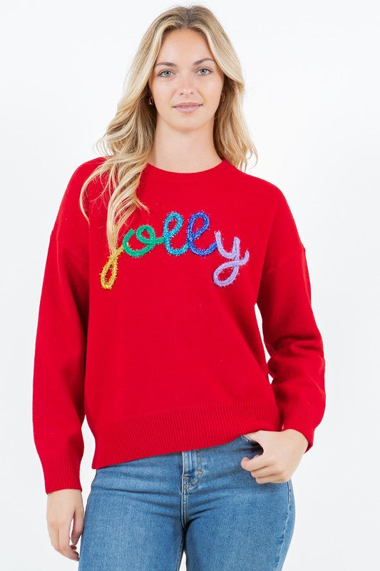 Red Jolly Sweater