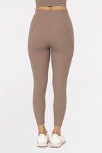 Load image into Gallery viewer, Deep Taupe Ribbed Leggings
