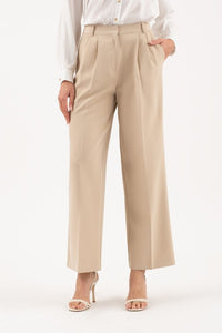 Pleat Wide Leg Dress Pants