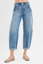 Load image into Gallery viewer, Slouchy Barrel Rolled Jeans
