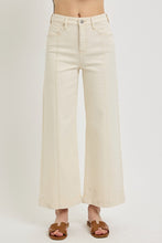 Load image into Gallery viewer, Ivory Crop Wide Jeans
