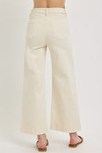 Load image into Gallery viewer, Ivory Crop Wide Jeans
