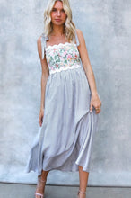 Load image into Gallery viewer, Ric Rac Floral Midi Dress

