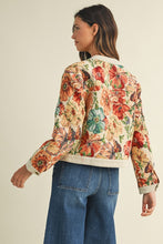 Load image into Gallery viewer, Flower Button Down Jacket
