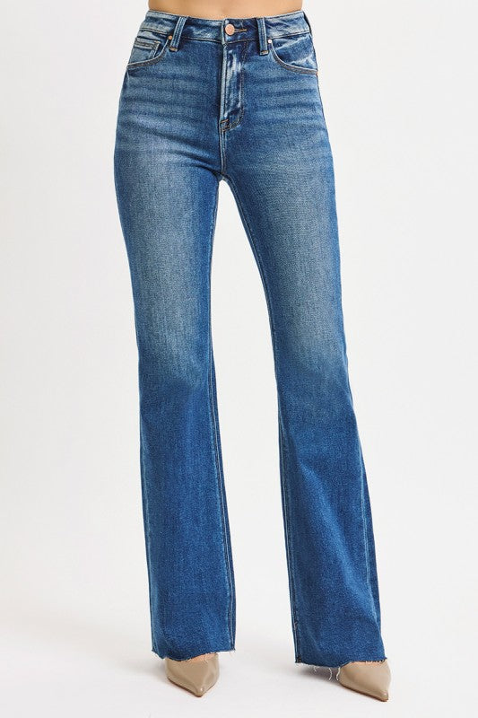 Hi Rise Flare Jeans