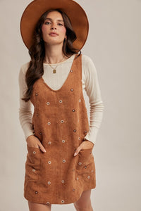 Corduroy Overall Dress