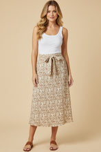 Load image into Gallery viewer, Textured Belted Maxi Skirt
