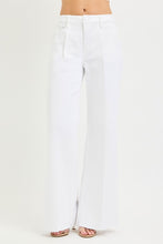 Load image into Gallery viewer, White Pleated Denim
