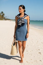 Load image into Gallery viewer, Denim Strapless Dress
