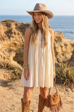 Load image into Gallery viewer, Ecru Tie Dress
