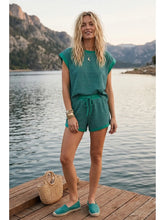 Load image into Gallery viewer, Green Stripe Lounge Set
