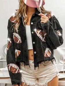 Black Football Jacket