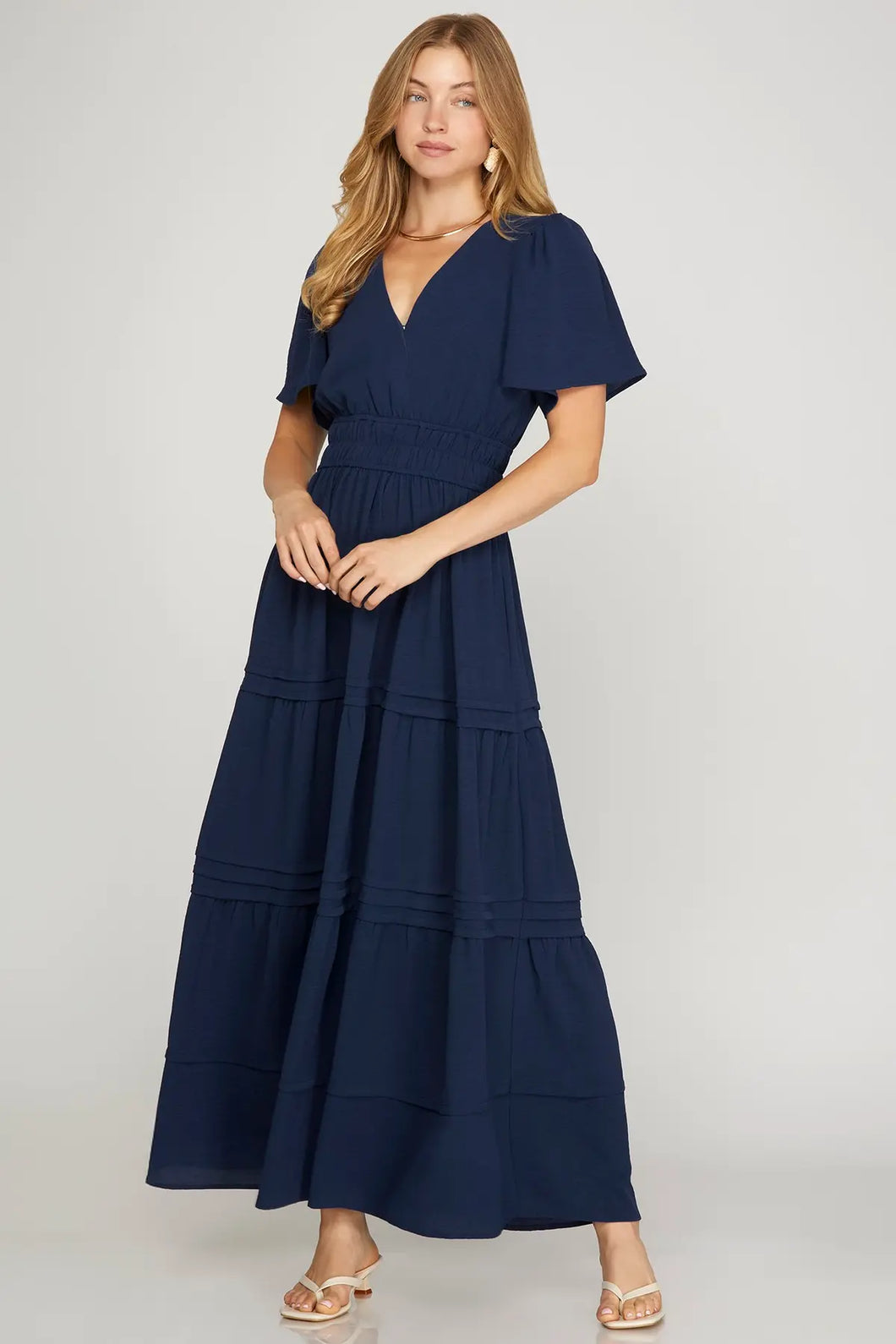 Navy Maxi Dress