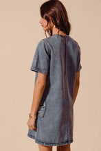 Load image into Gallery viewer, Bow Denim Dress

