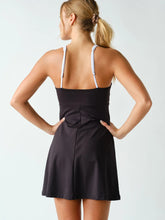 Load image into Gallery viewer, Black Sculpted Cutout Dress
