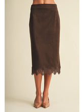 Load image into Gallery viewer, Microsuede Lace Midi
