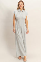 Load image into Gallery viewer, Blue Stripe Jumpsuit
