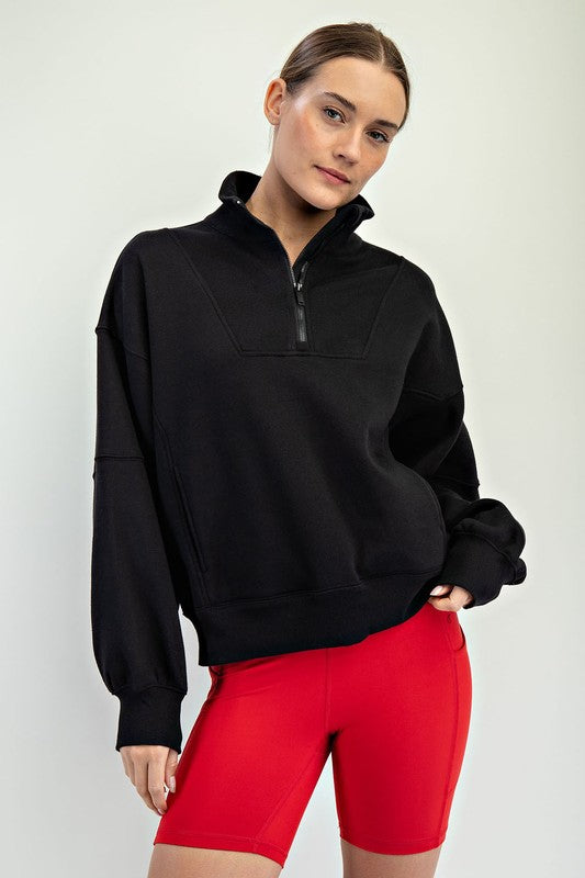 Black Quarter Zip