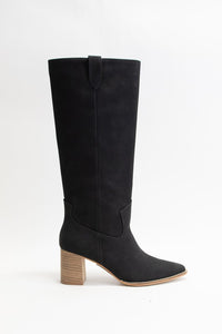 Black Knee Boots