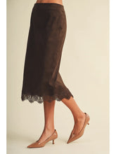 Load image into Gallery viewer, Microsuede Lace Midi
