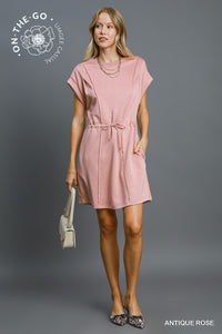 Rose Drawsting Dress
