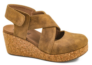 Tan Wedge