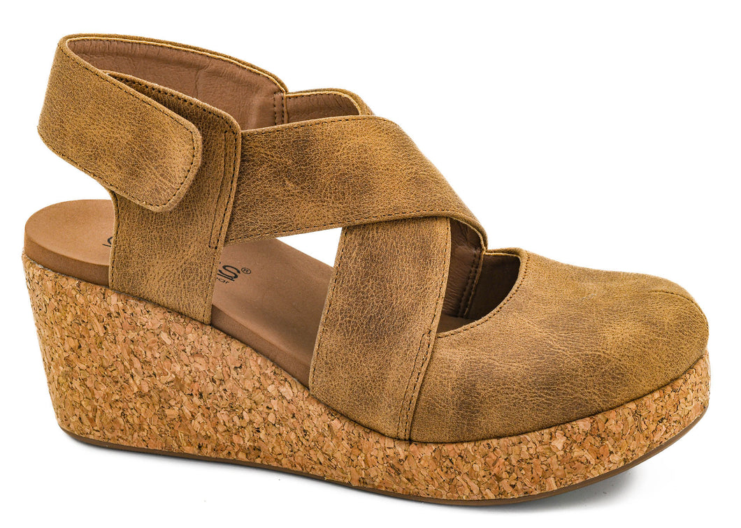 Tan Wedge