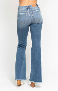 Button Fly Fray Hem