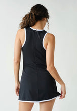 Load image into Gallery viewer, Black Sculpted Dress
