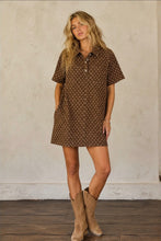 Load image into Gallery viewer, Brown Polka Dot Dress
