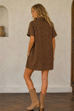 Load image into Gallery viewer, Brown Polka Dot Dress
