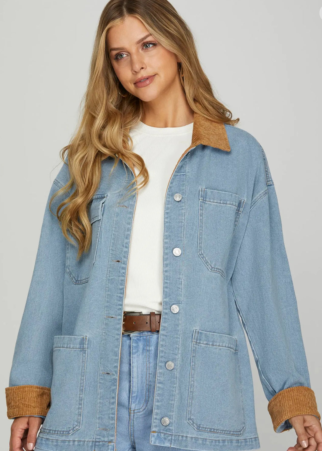 Lt. Blue Denim Jacket