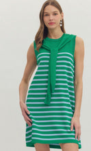 Load image into Gallery viewer, Green Faux Sweater Dress
