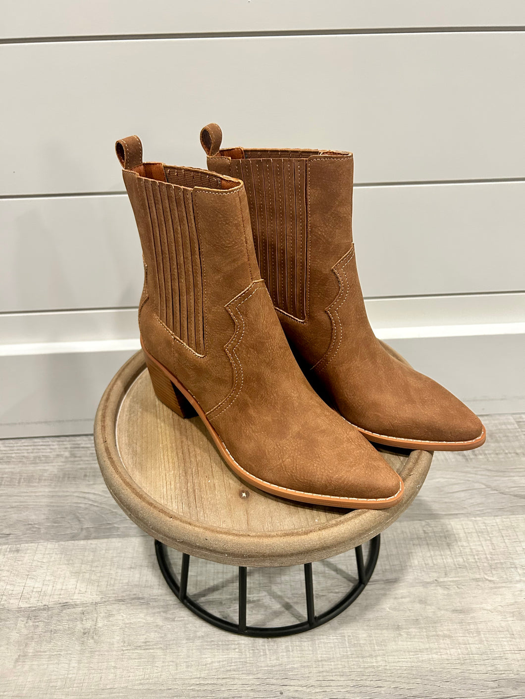 Paneled Western Boot