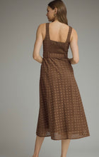 Load image into Gallery viewer, Brown Eyelet Dress
