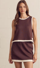 Load image into Gallery viewer, Brown Skirt Set
