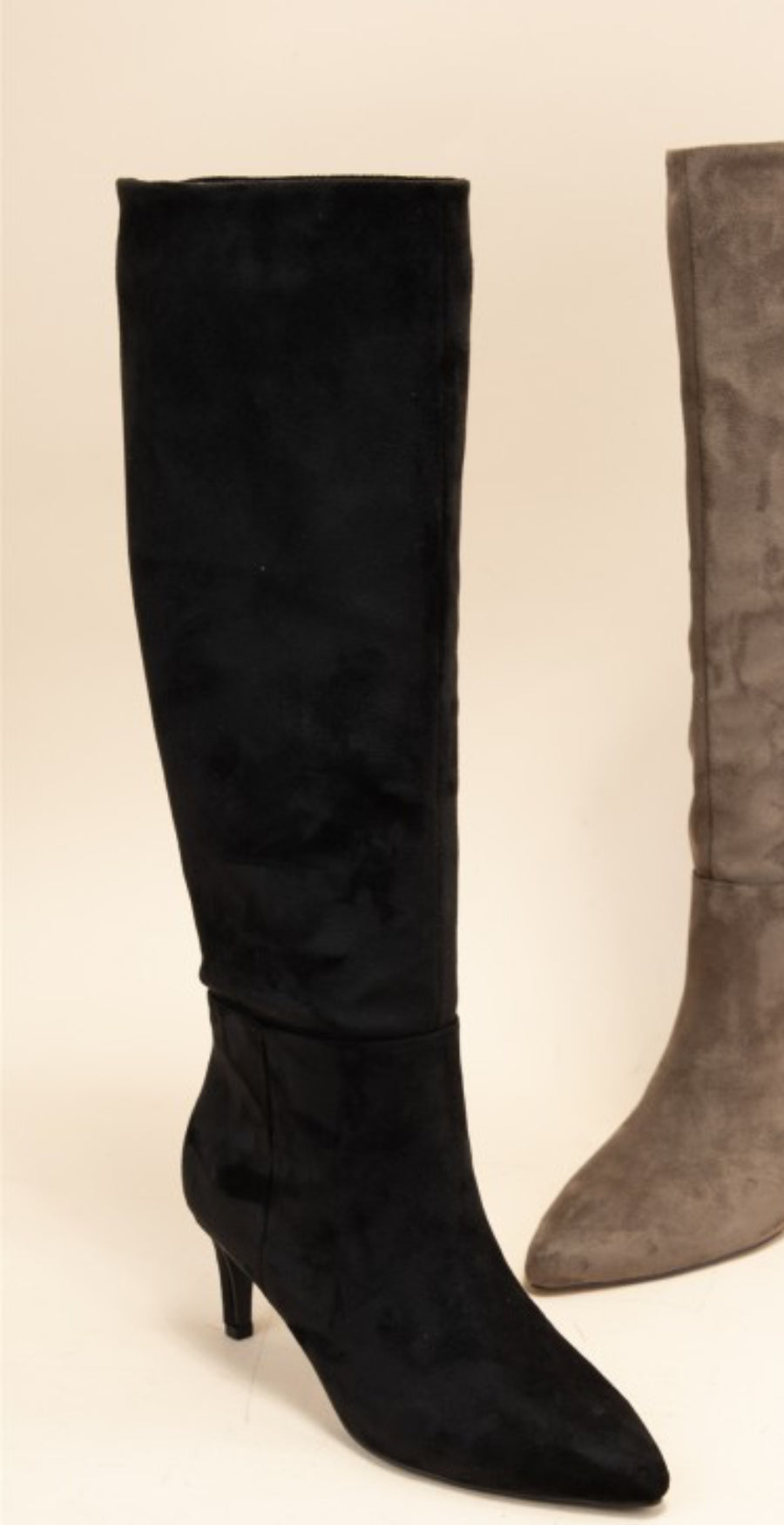 Black Suede Boots