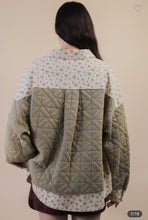 Load image into Gallery viewer, Quilted Floral Mix Jacket

