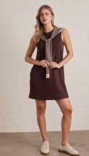 Load image into Gallery viewer, Brown Faux Sweater Dress
